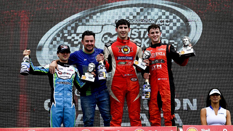 Biagi, Pellandino y Santilli Pazos estrenaron el podio del TC Pista Pick Up | Prensa ACTC