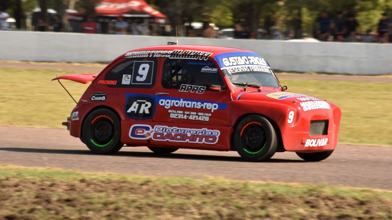 El bolivarense Gustavo Pendás terminó arriba de todo en la planilla de tiempos. | Foto Miguelangel