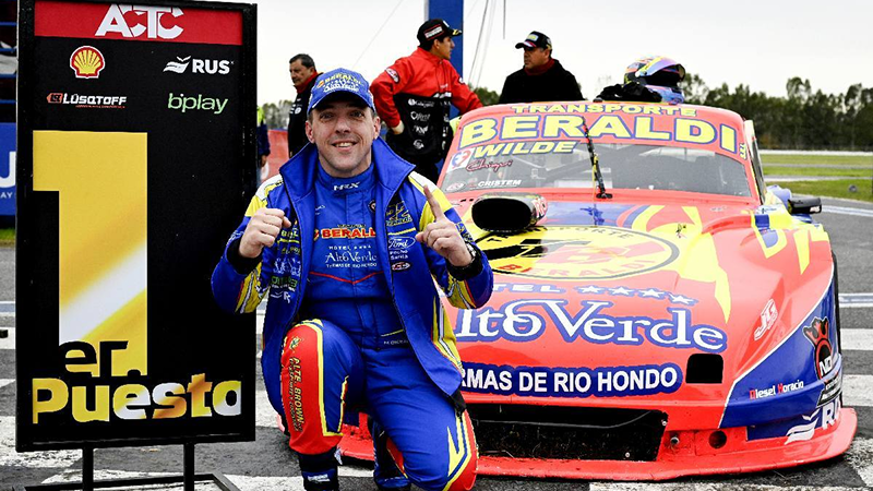 Marcelo Beraldi festeja la pole position en La Plata tras marcar el mejor registro de la tarde | Prensa ACTC