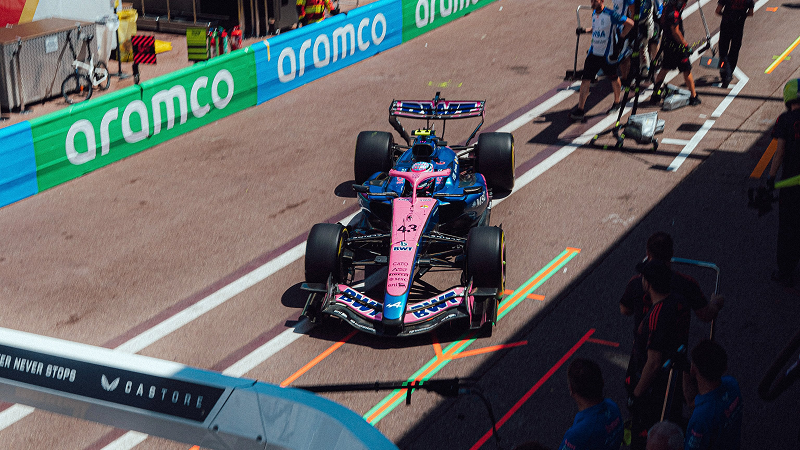 Franco Colapinto buscó los límites del circuito de Montecarlo y dejó todo listo para afrontar la clasificación | Prensa Alpine F1