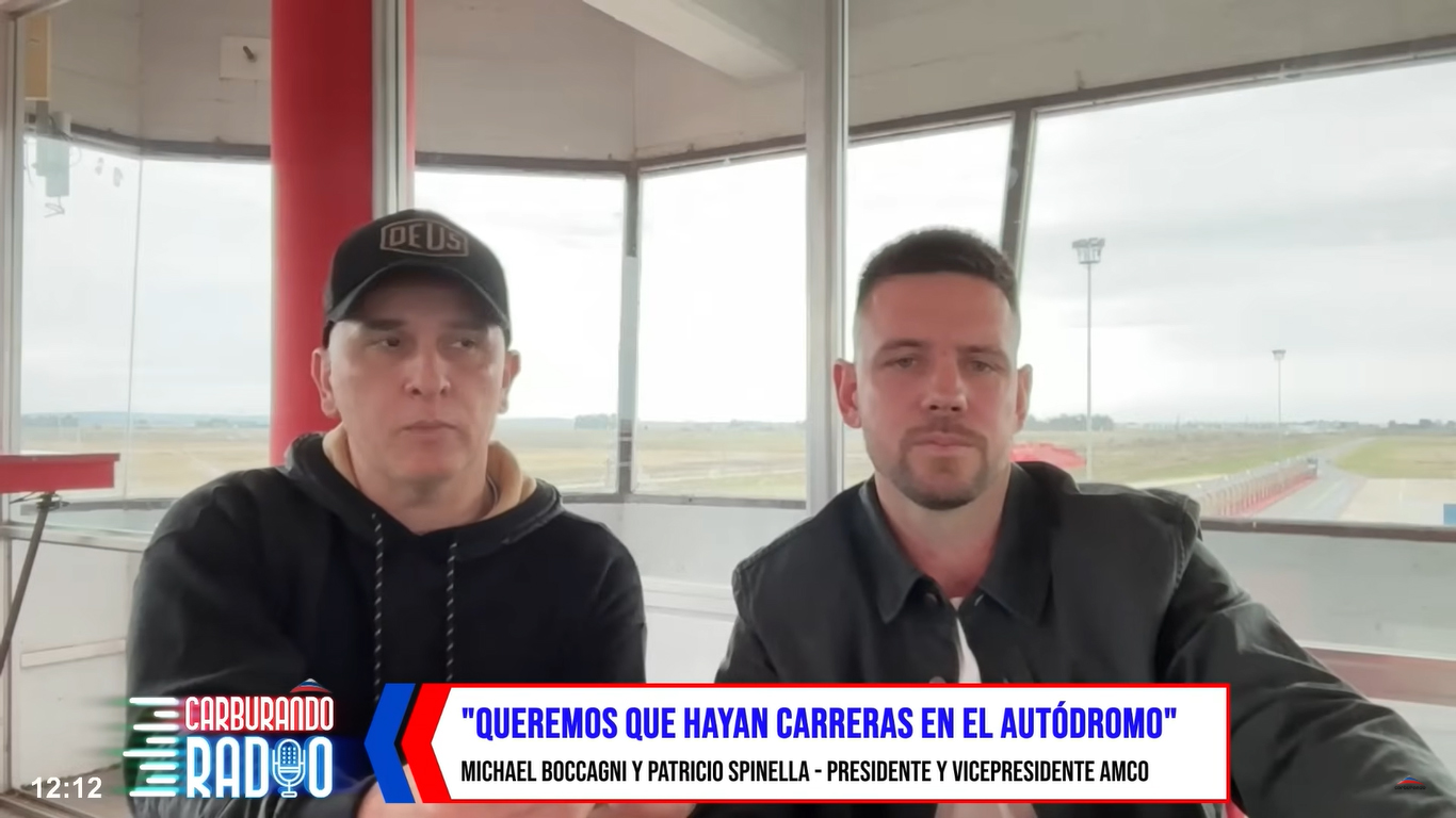 Spinella y Boccagni dejaron sus conceptos en la entrevista con Carburando Radio. | Foto imagen de video