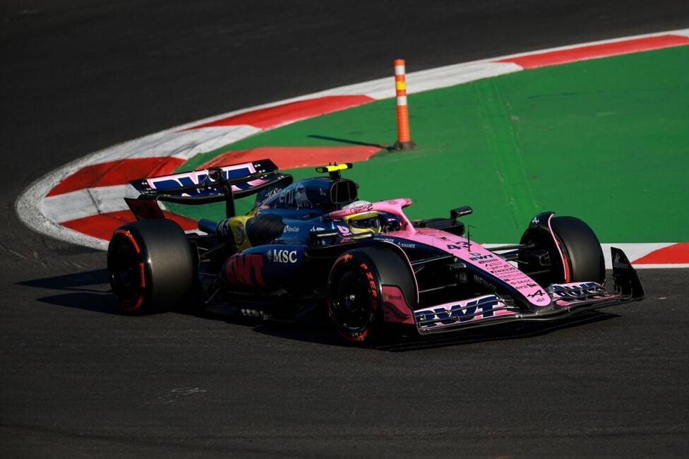 El argentino no tuvo una clasificación simple y larga desde la 20° posición | Imagen cortesía Alpine F1 Team