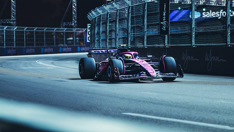 Franco Colapinto terminó 20° en la FP1 de Las Vegas | Imagen Alpine f1 Team