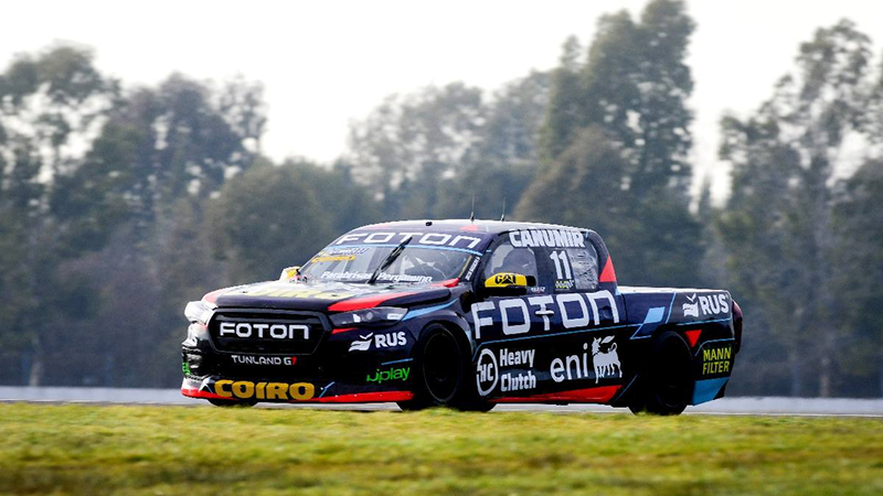 Gastón Mazzacane impuso un ritmo firme con la Foton en el trazado platense para quedarse con lo mejor de los dos ensayos generales de las TC Pick Up | Prensa ACTC
