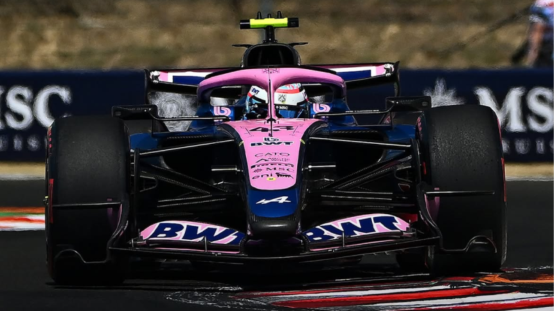 Colapinto clasificó 13° en el Hungaroring y buscará avanzar en la grilla antes del receso de la Fórmula 1 | Prensa Alpine F1 Team
