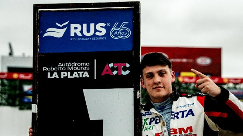 Valentino Alaux logró la pole position del TC Mouras tras dominar todo el sábado en el Roberto Mouras | Prensa ACTC
