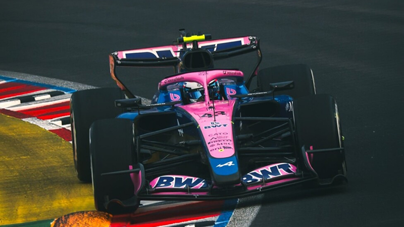 Franco Colapinto al límite en el desafiante circuito callejero de Marina Bay | Gentileza Alpine F1 Team
