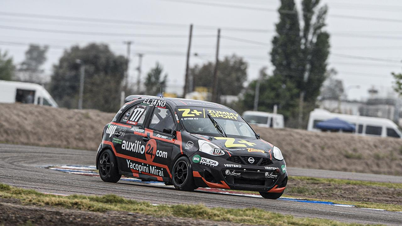 Tomás Vitar comanda las acciones durante la primera serie de la Clase 2 del Turismo Nacional en San Martín | Gentileza TN Apat