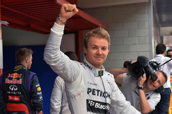 Rosberg ganó su segunda clasificación consecutiva