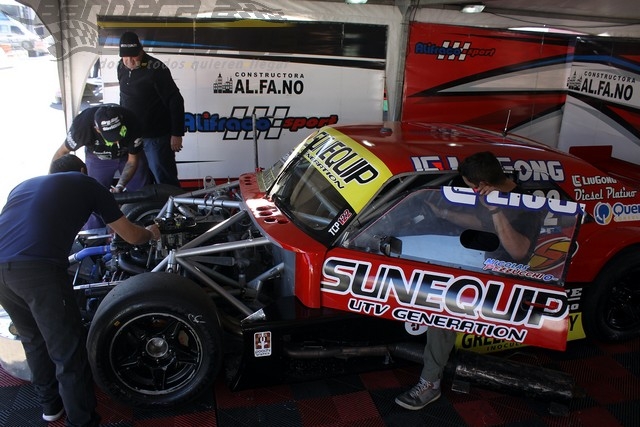 El Chevrolet de Alifraco Sport con el que Pezzucchi viene de ser 6º en San Luis.