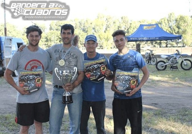  Luciano Andes, Alejandro Medici, Fabian y Emiliano Andes cerraron la temporada 2015.