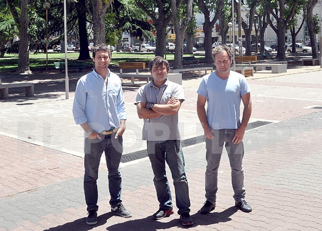 Nicolás Pezzucchi, Martín Laborda y Gabriel Lezaeta quieren ser campeones en sus categorías.