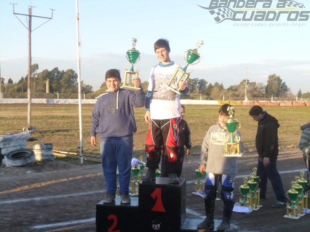El dos para Ezequiel Pittaluga y el campeonato para Agustín Belo en 50cc. Mayores