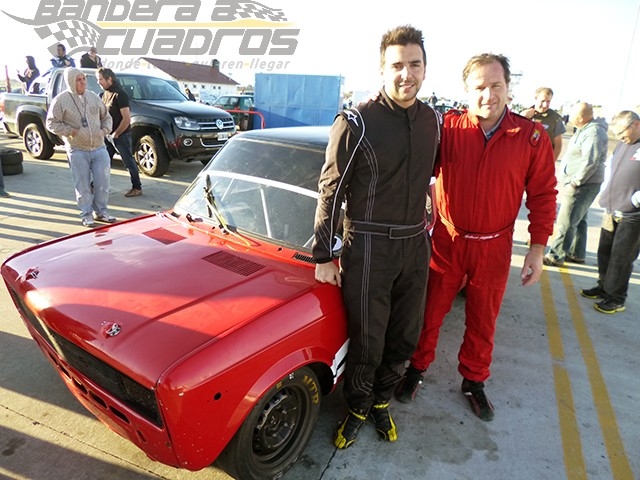 Gabriel Lezaeta, con auto nuevo, probó con su invitado Gabriel Lezaeta. Los campeones son candidatos para los 100 Km.