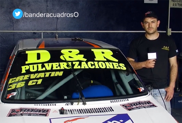 Daniel Crevatín habló con Bandera a Cuadros en la previa a una carrera transcendental en el campeonato de la Clase Uno del Turismo Pista.