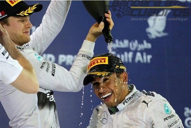 Mercedes sumó otro podio en Bahrein.