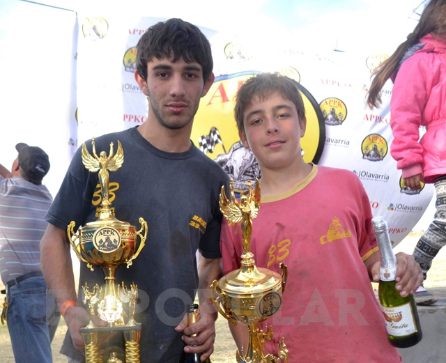 Marcos y Marcelo Barresi, los hermanos ganadores en Olavarría.