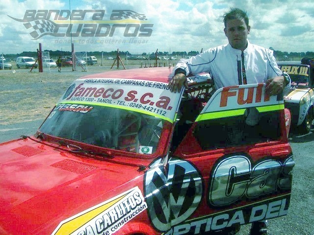 Pablo García es piloto de la Monomarca 1100 del Sudeste.