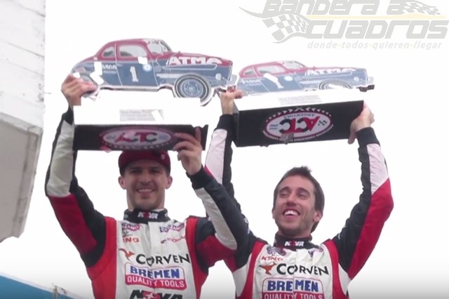 Rossi - Guerrierie, la dupla ganadora de los 500 Km de TC en Olavarría.